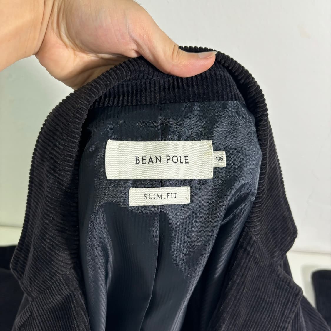 100-105 빈폴 블랙 코듀로이 블레이져 상품이미지5