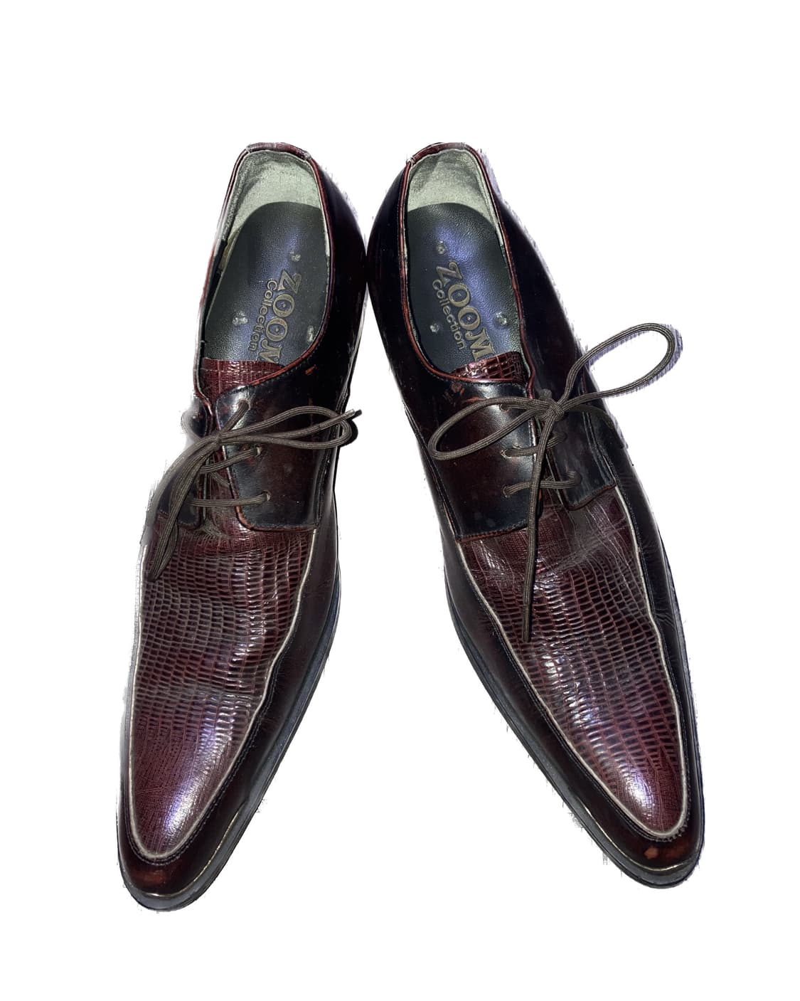 Red wine crocodile shoes 상품이미지3