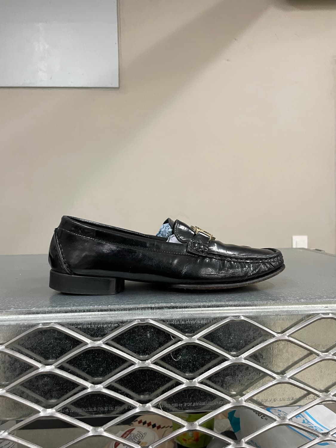 베르사체 메두사 레더 로퍼 EU37 상품이미지4