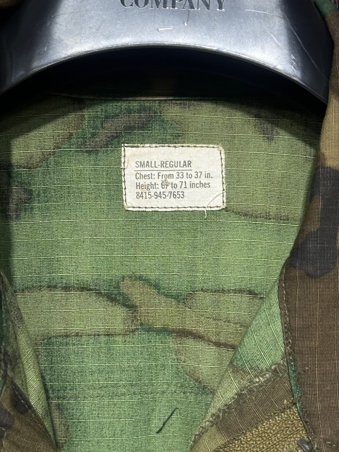 70's 미군 ERDL 베트남전 정글 퍼티그 상품이미지9