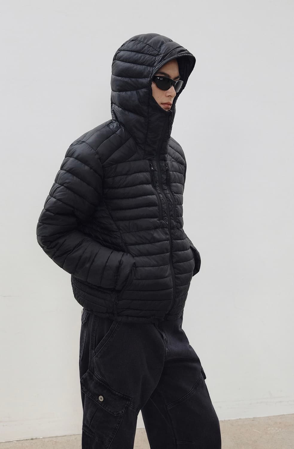 르아르 후디드 라이트 패딩자켓 상품이미지1