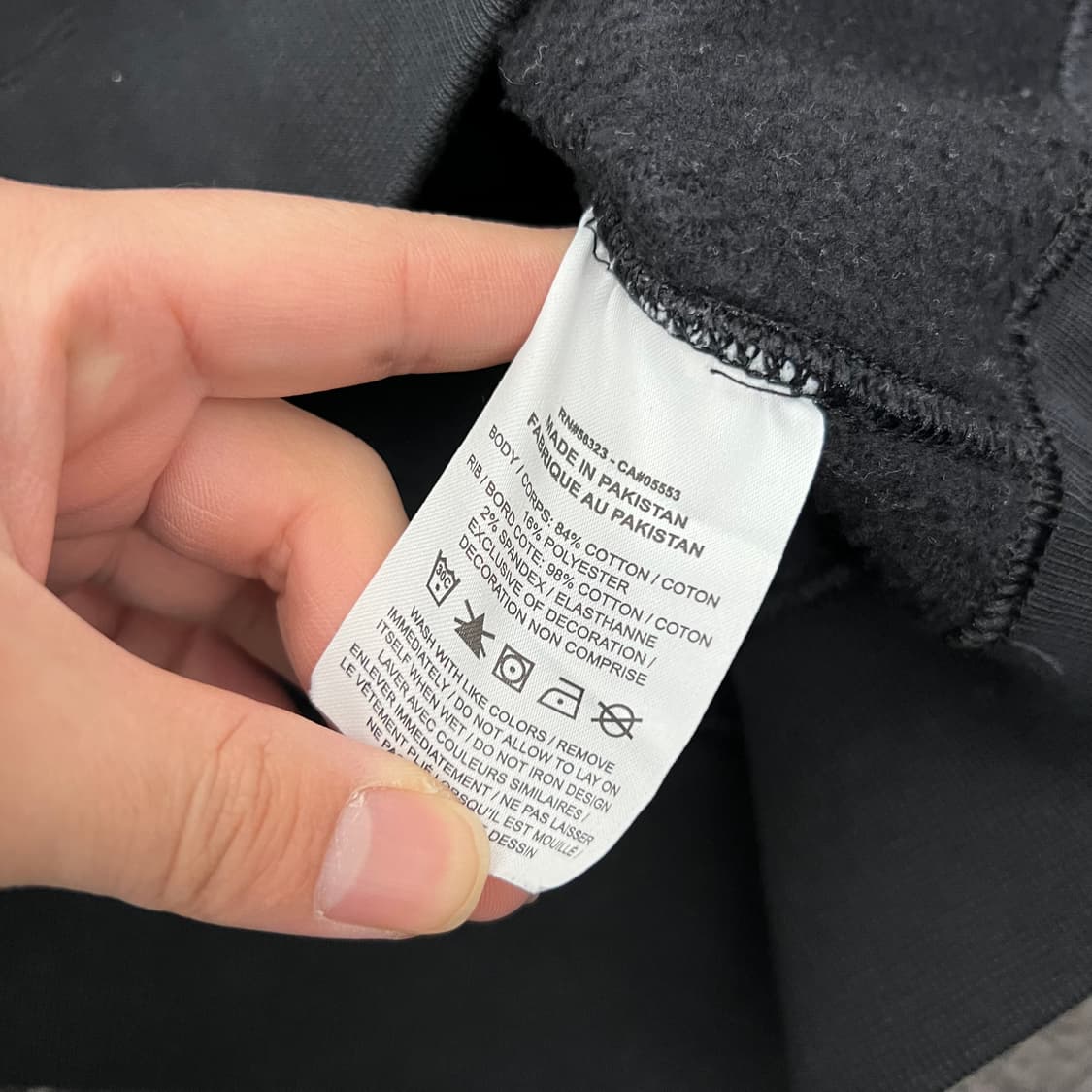 나이키 x 스투시 NRG 워시드 플리스 크루넥 맨투맨 블랙 상품이미지6