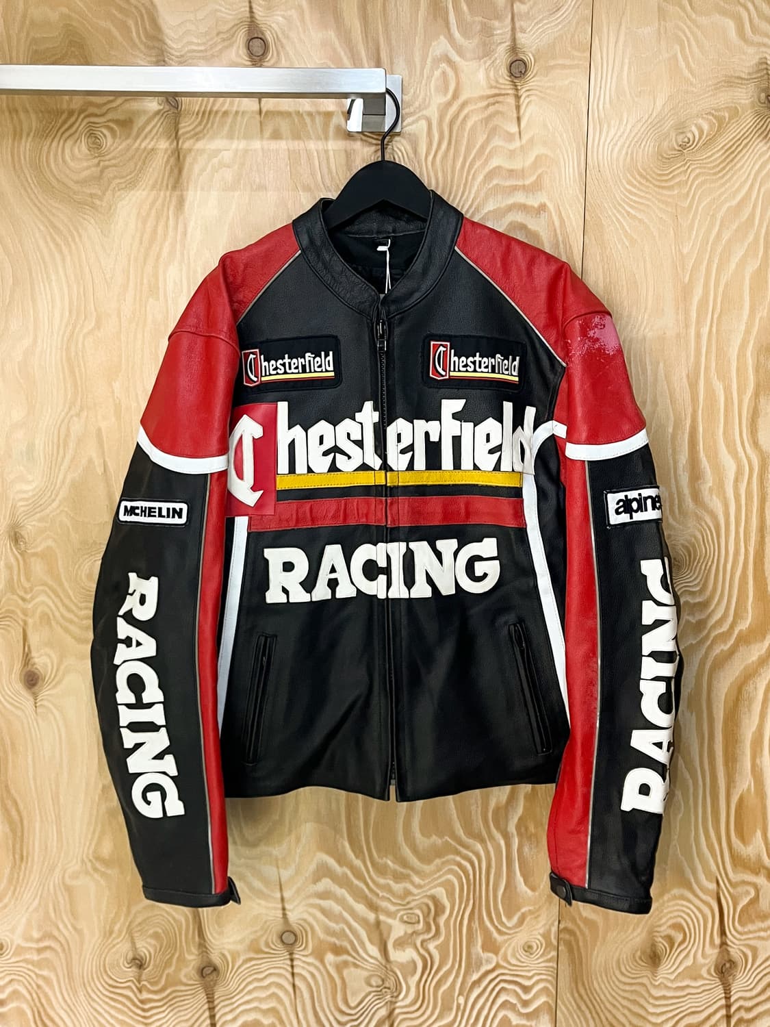 체스터필드 모터사이클 레이싱 램스킨 자켓 상품이미지1