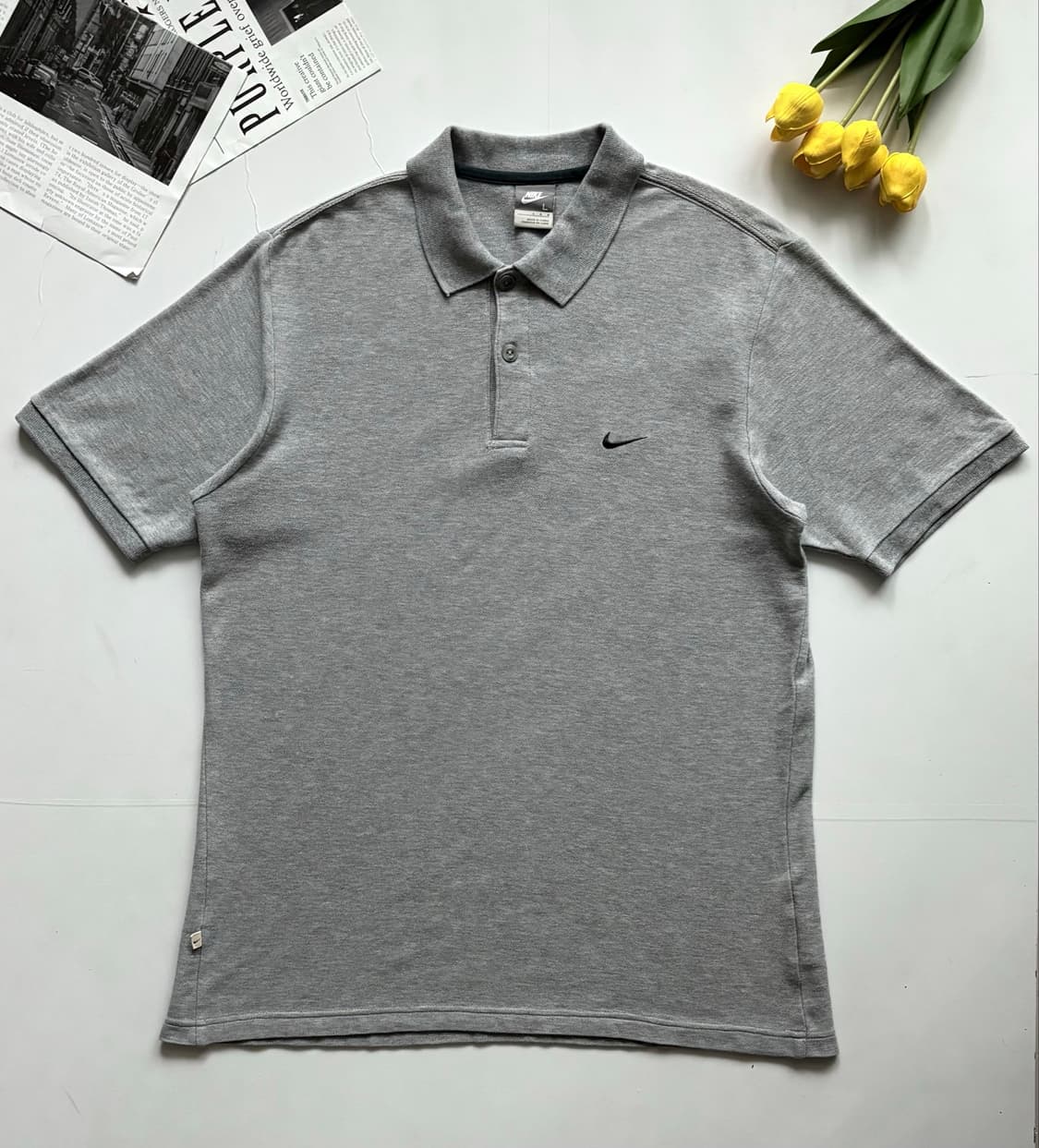 Nike 나이키 빈티지 스우시 그레이 카라티  상품이미지2