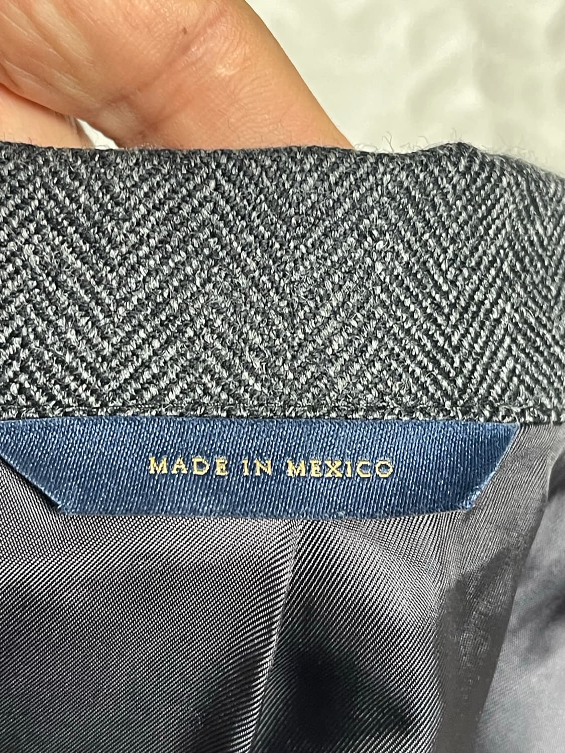 브룩스 브라더스 리젠트 핏 울 헤링본 자켓 36S(95) 상품이미지10