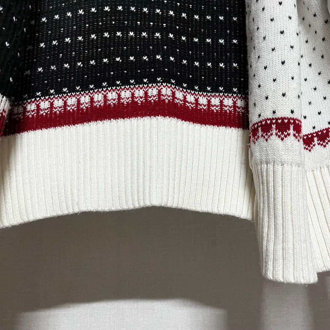 노르딕 사슴 패턴 니트 집업 가디건 L 상품이미지8