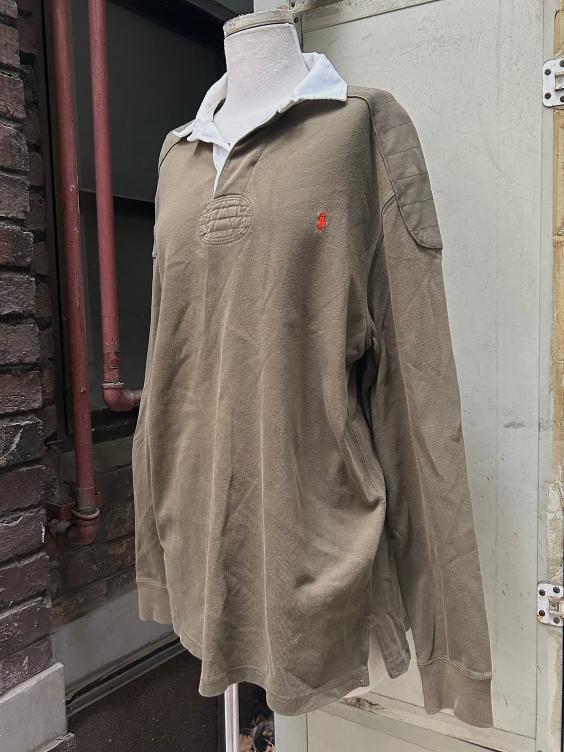 *Rare* 2000s 폴로 카키 럭비 롱슬리브  상품이미지5