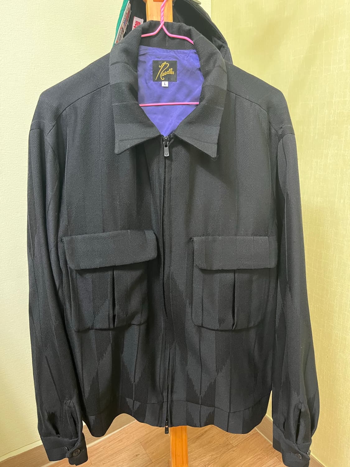 니들스 울 블루종 상품이미지1