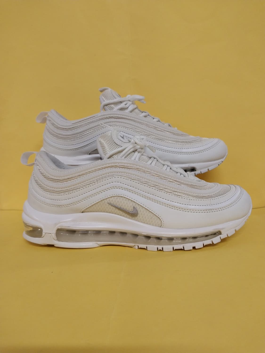 남성 나이키 에어맥스 97 트리플화이트 운동화 (260) 상품이미지3