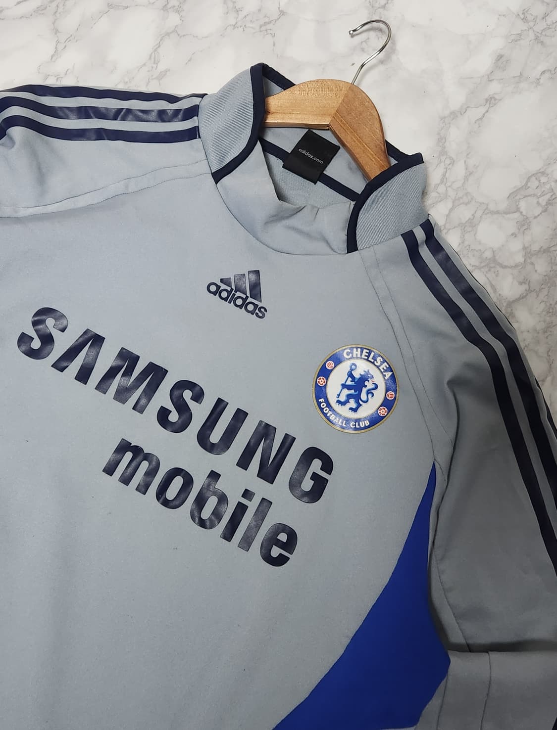 아디다스 첼시 06-07 선수 지급용 트레이닝 탑 웜업 상품이미지3