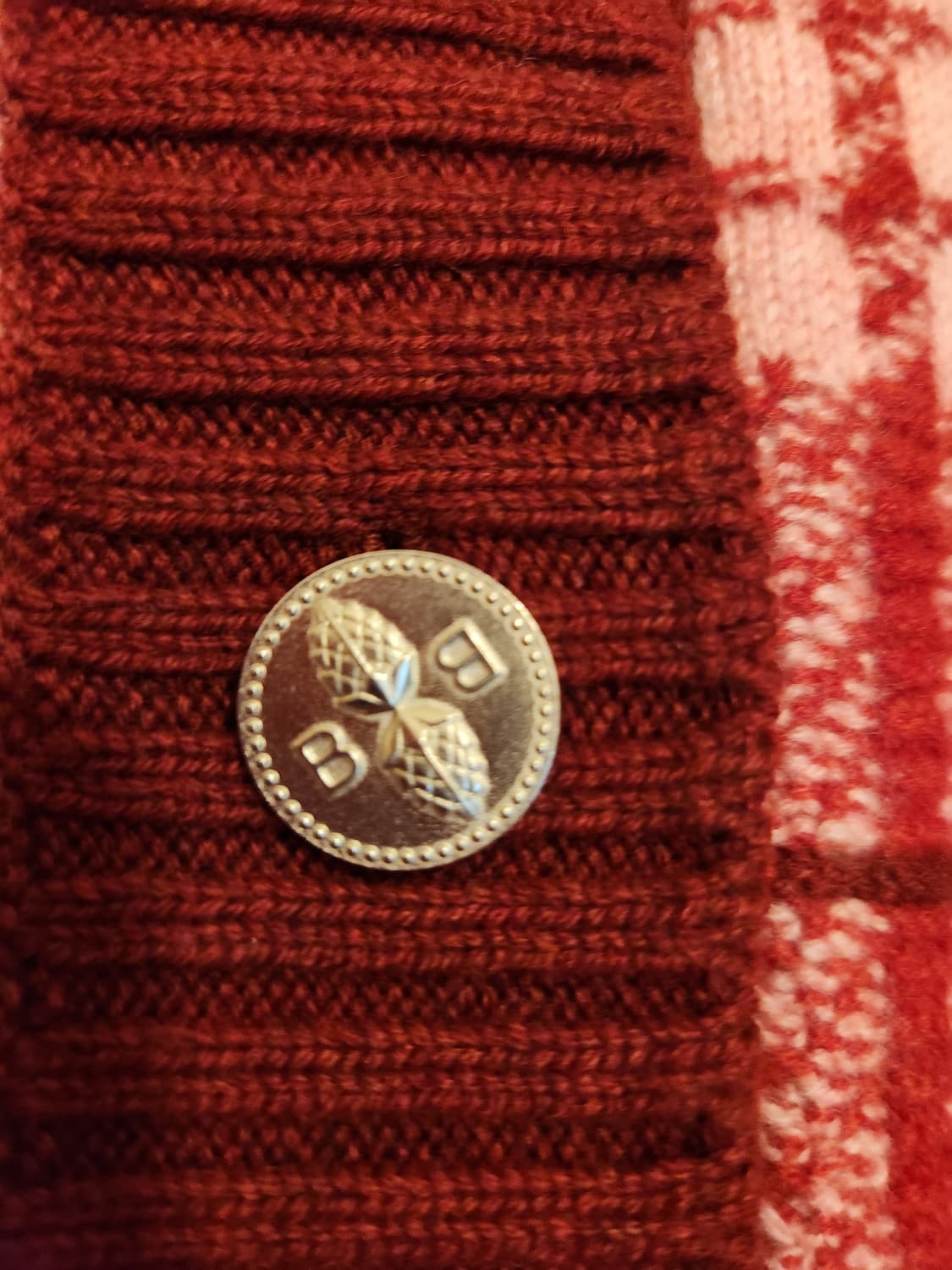 (정품)샤넬 배리 BARRIE 레드 타탄체크 캐시미어 자켓 상품이미지2