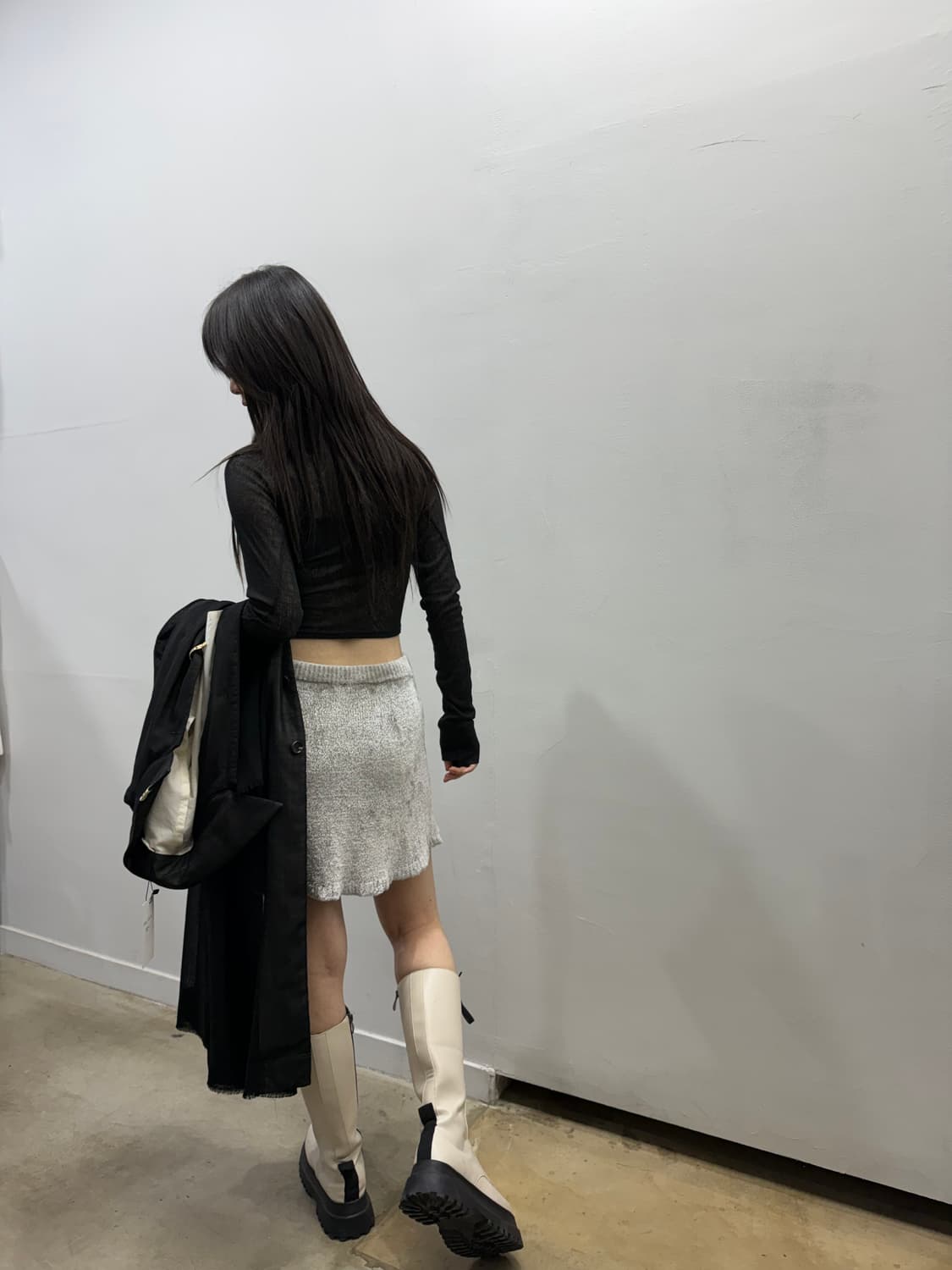 디젤 신형 D로고 숏타입 스커트 상품이미지4