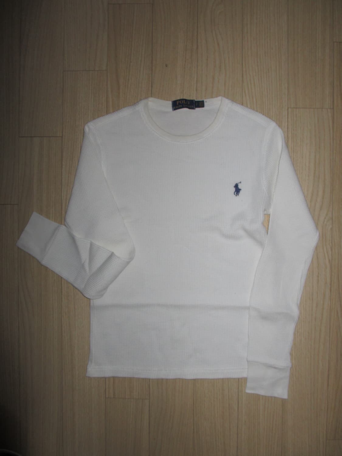 폴로 랄프로렌 Polo Ralph Lauren 화이트 와플 롱슬리브 상품이미지1