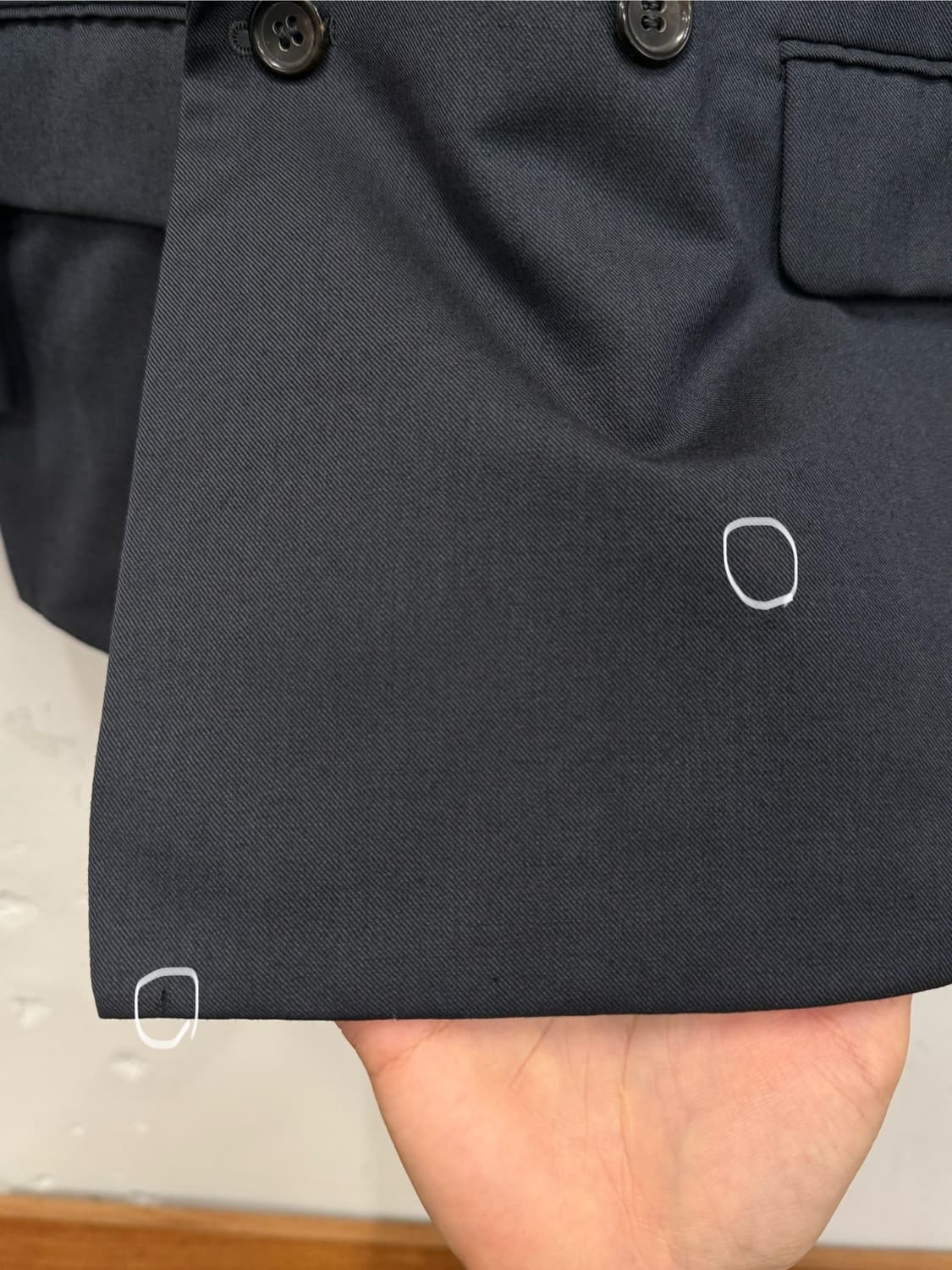 S) Comme des Garçons Homme Double-Breast 상품이미지4