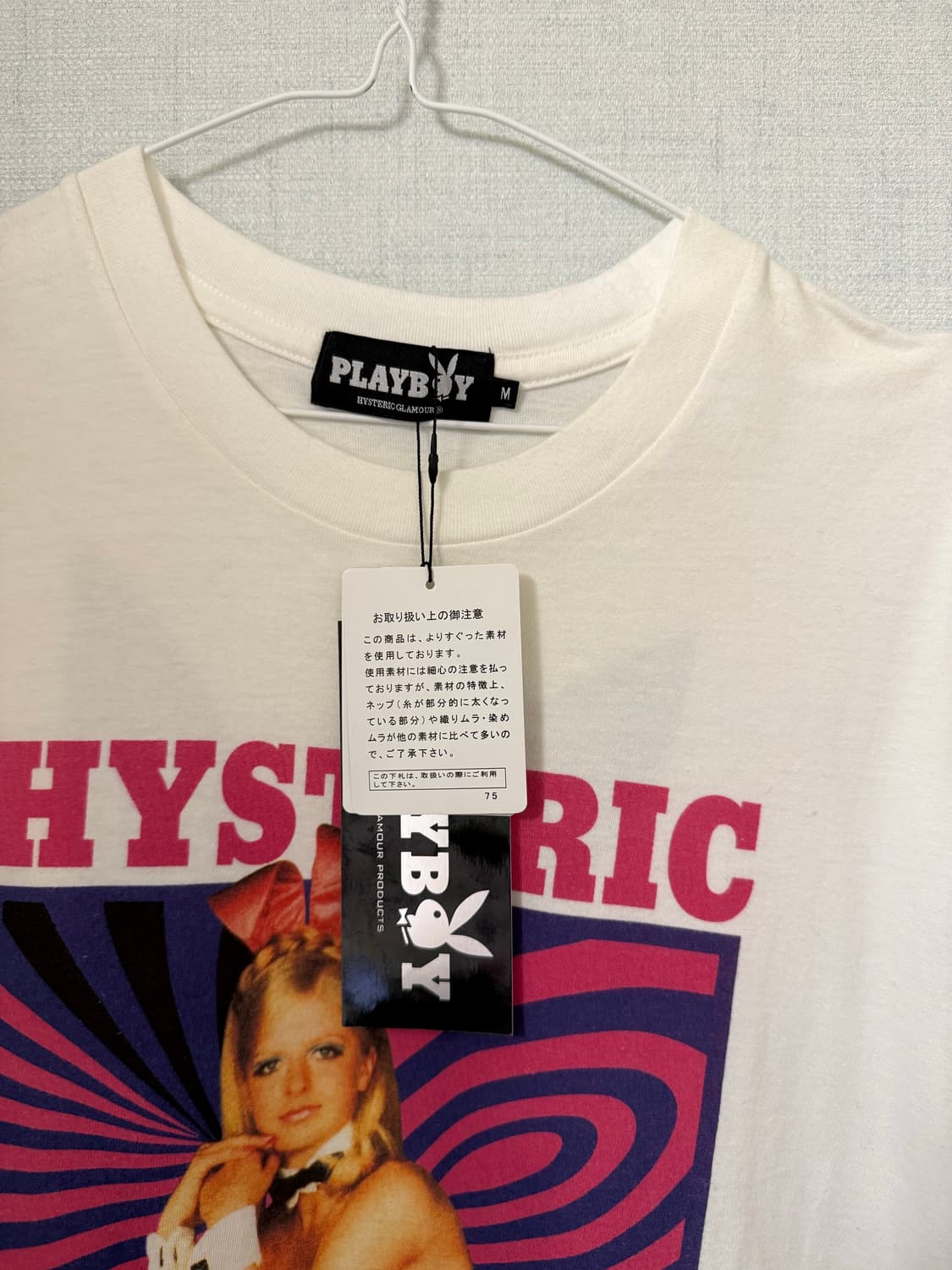 HYSTERIC GLAMOUR × PLAYBOY  콜라보 그래픽 티셔츠 상품이미지2