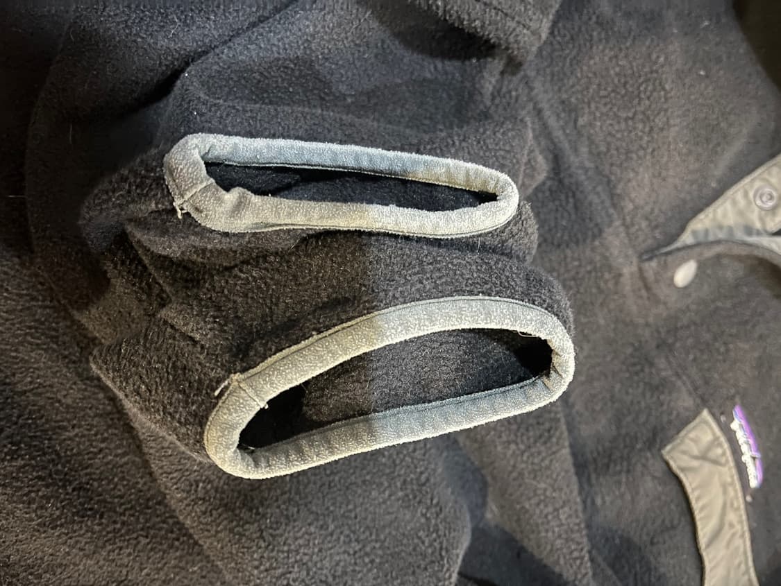 파타고니아 신칠라 블랙 플리스 후리스 아노락 맨투맨 상품이미지3