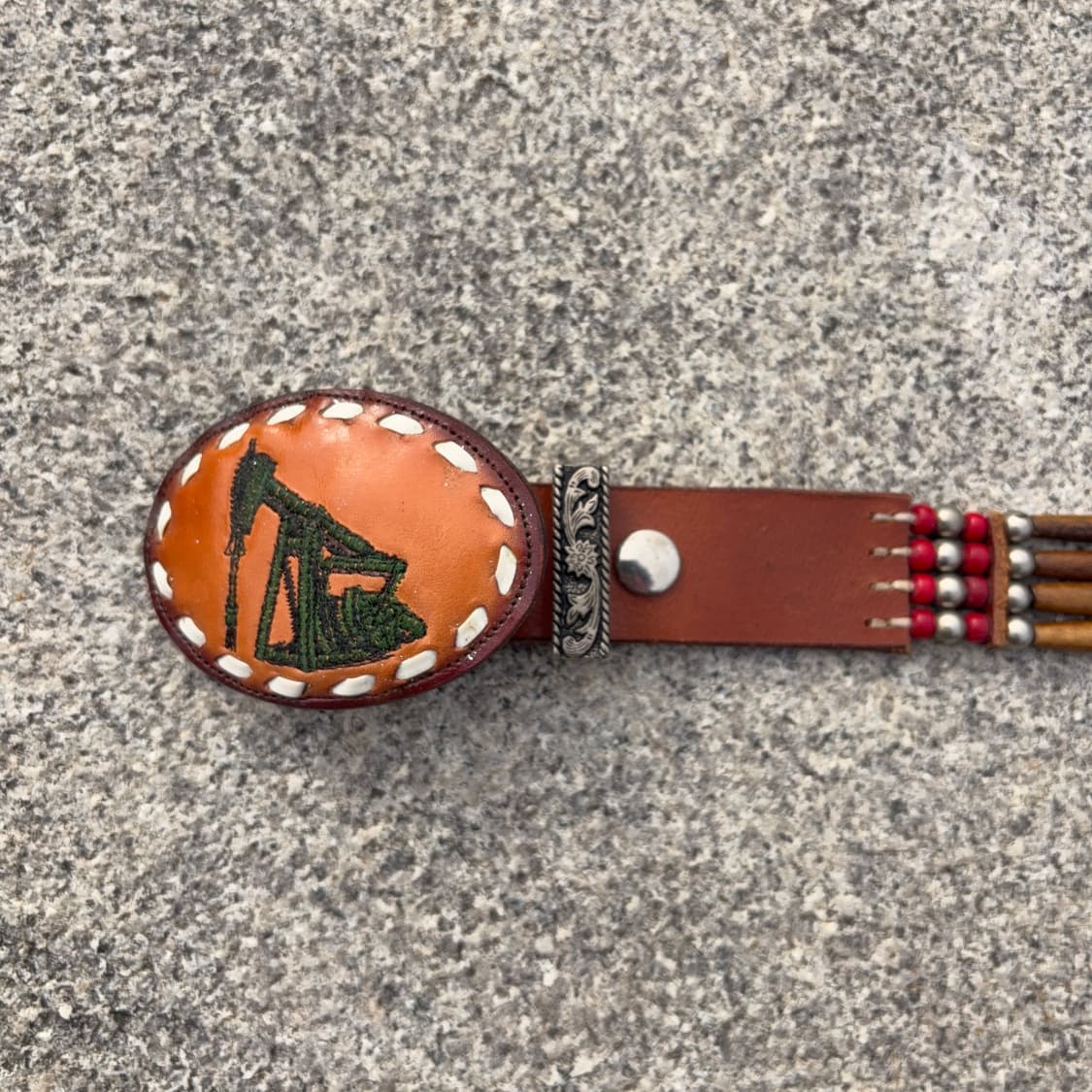 노코나 Nocona 가죽 자수 웨스턴 버클  상품이미지6