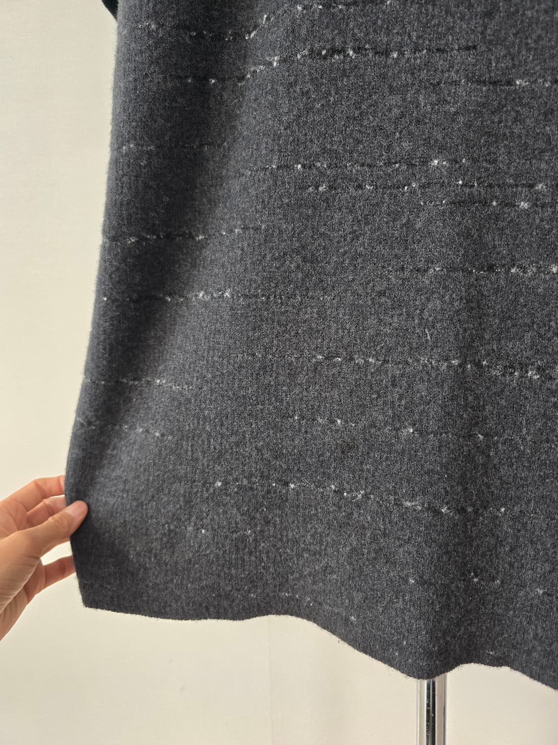 타임 도톰 부드러운 울100% 아방소매 원피스 상품이미지7