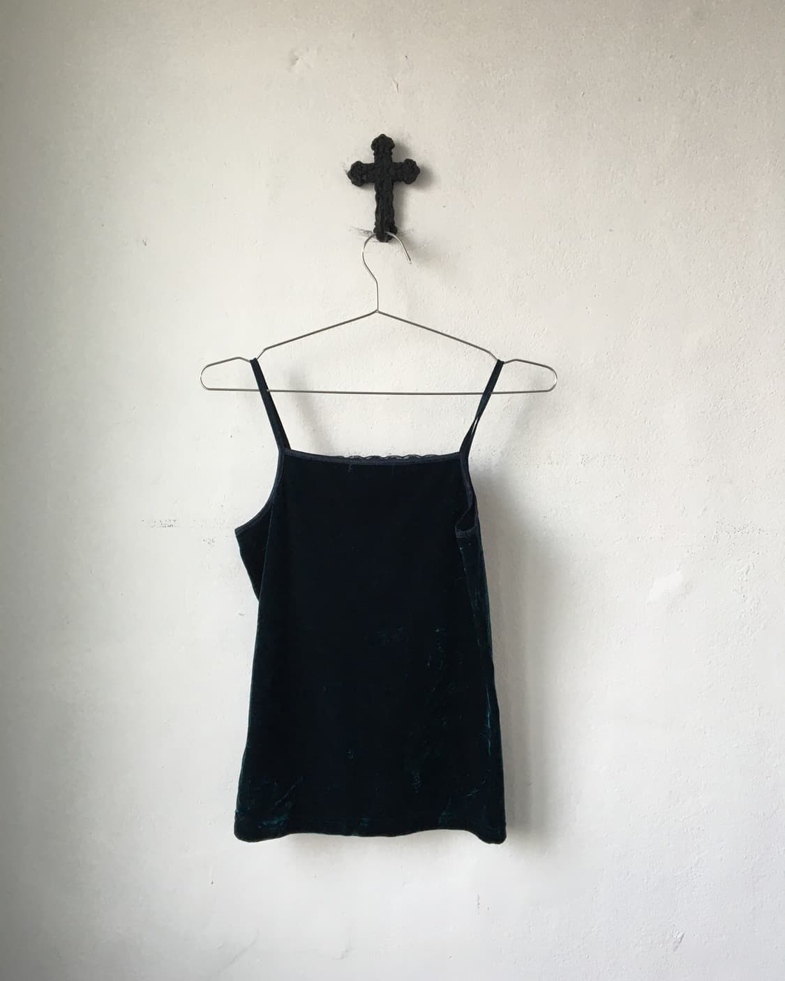 Lace point velvet sleeveless 상품이미지3