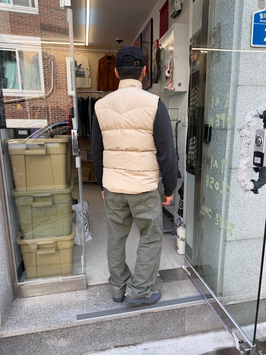 vtg down vest 상품이미지9