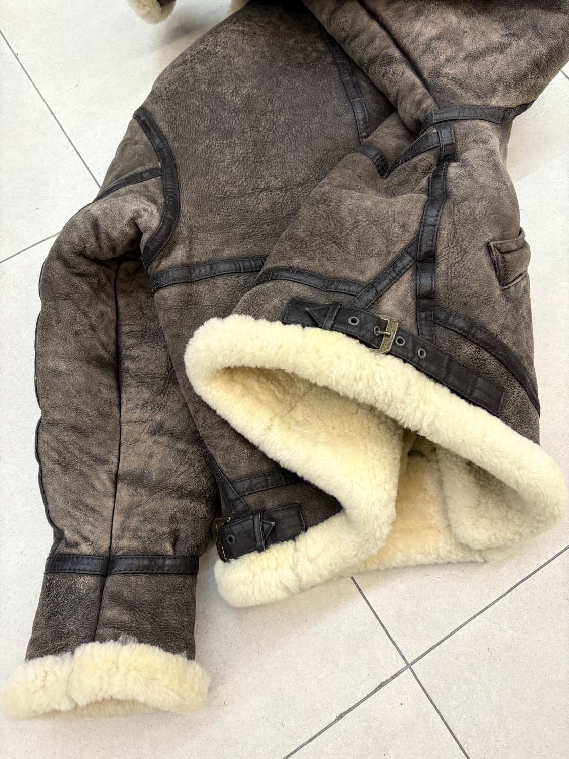 B-3 양털 무스탕 재킷 상품이미지8