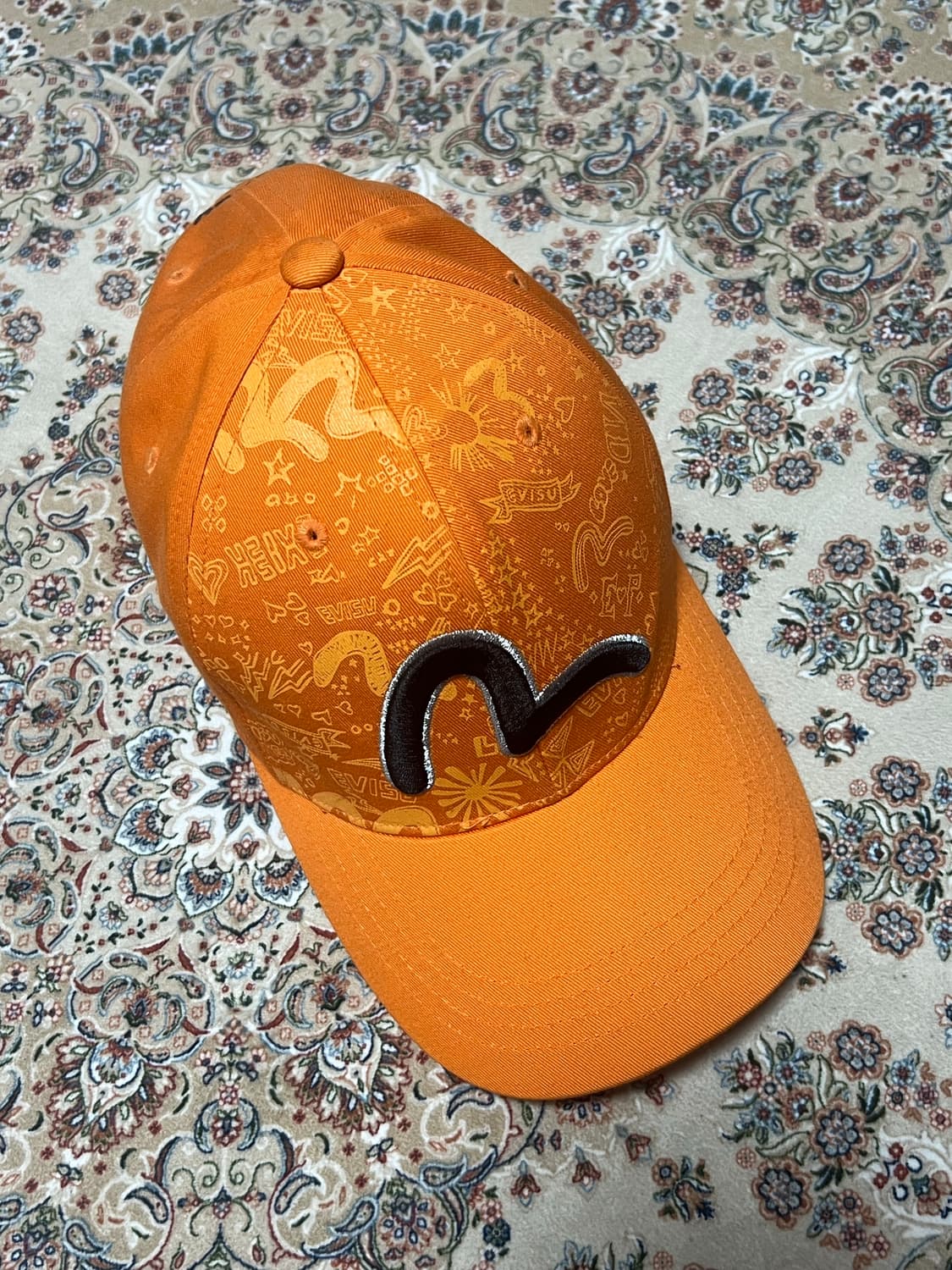 에비수 오렌지 볼캡 모자 FREE 상품이미지1