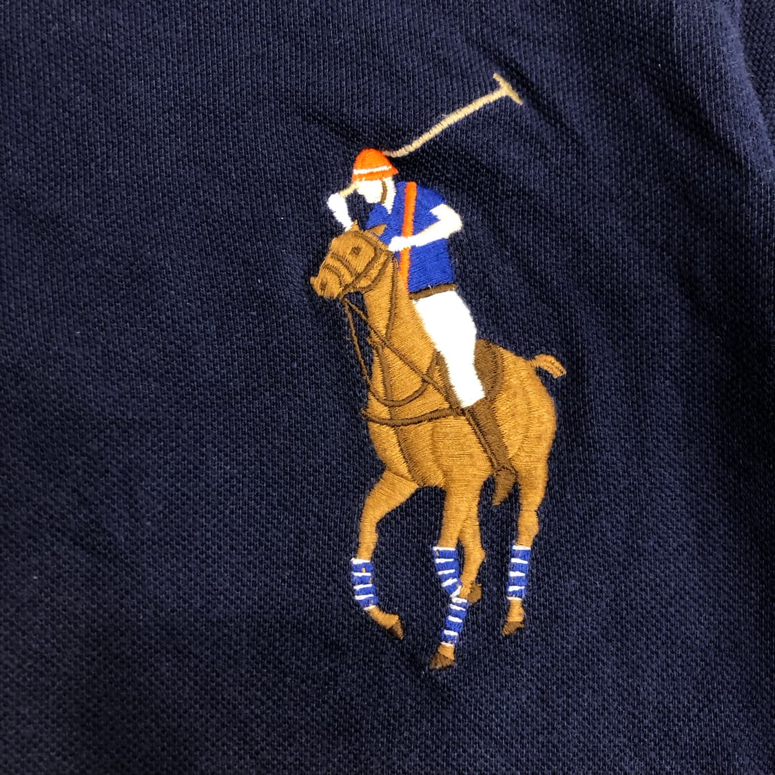 폴로 랄프로렌 걸즈 빅포니 네이비 카라 반팔 티셔츠 상품이미지3