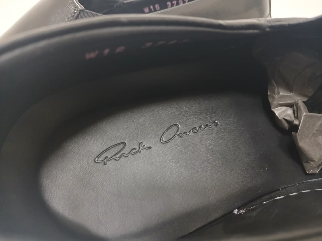 릭오웬스 / 16fw LALP 라몬즈 보트 레더 슬립온 / 41 상품이미지3