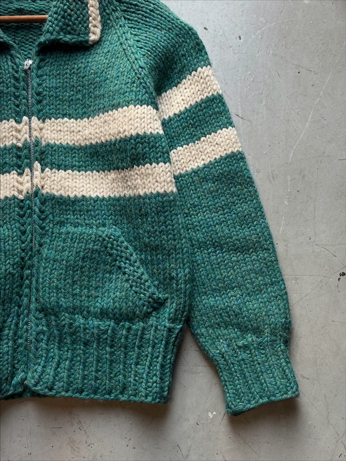 Old 캐나다 헤비 울 코위찬 스웨터 우먼스 상품이미지6