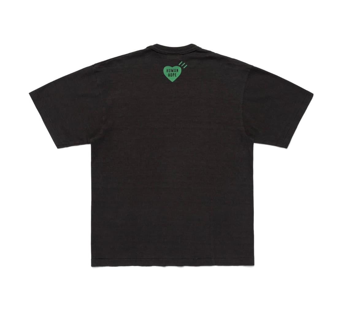 2XL) 휴먼 메이드 휴먼 호프 BTS 제이홉 그래픽 티셔츠 블랙 상품이미지2