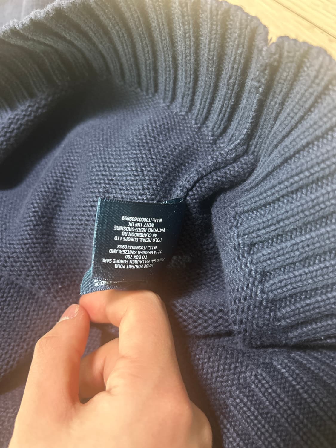 빅폴로 반니트집업 상품이미지5