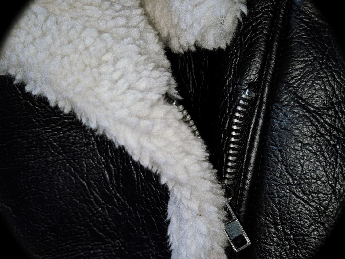 Vimtage 07 Black Crop Fur mustang Jacket 상품이미지2