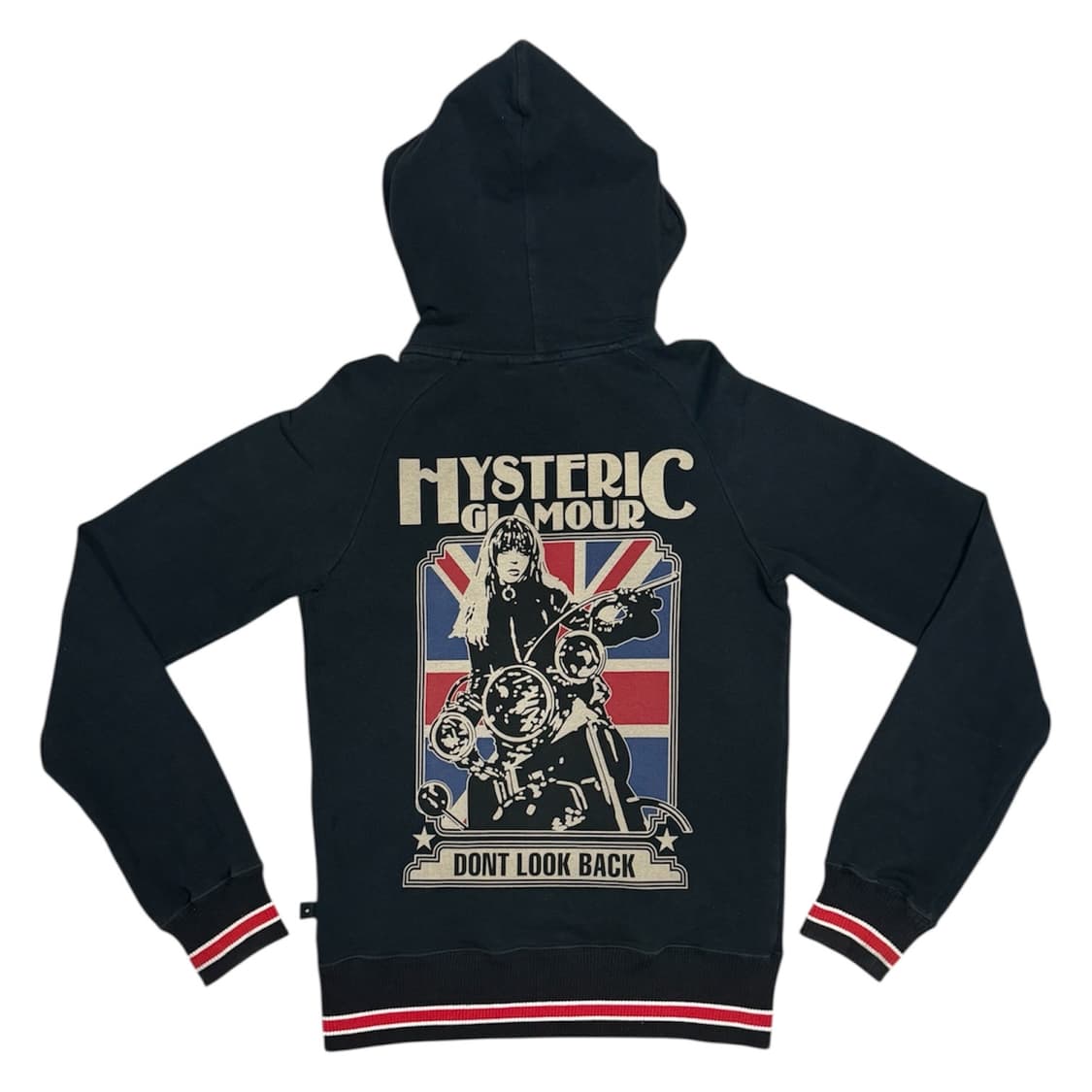 히스테릭 글래머 아카이브 바이커걸 해골 후드 집업 자켓 상품이미지1