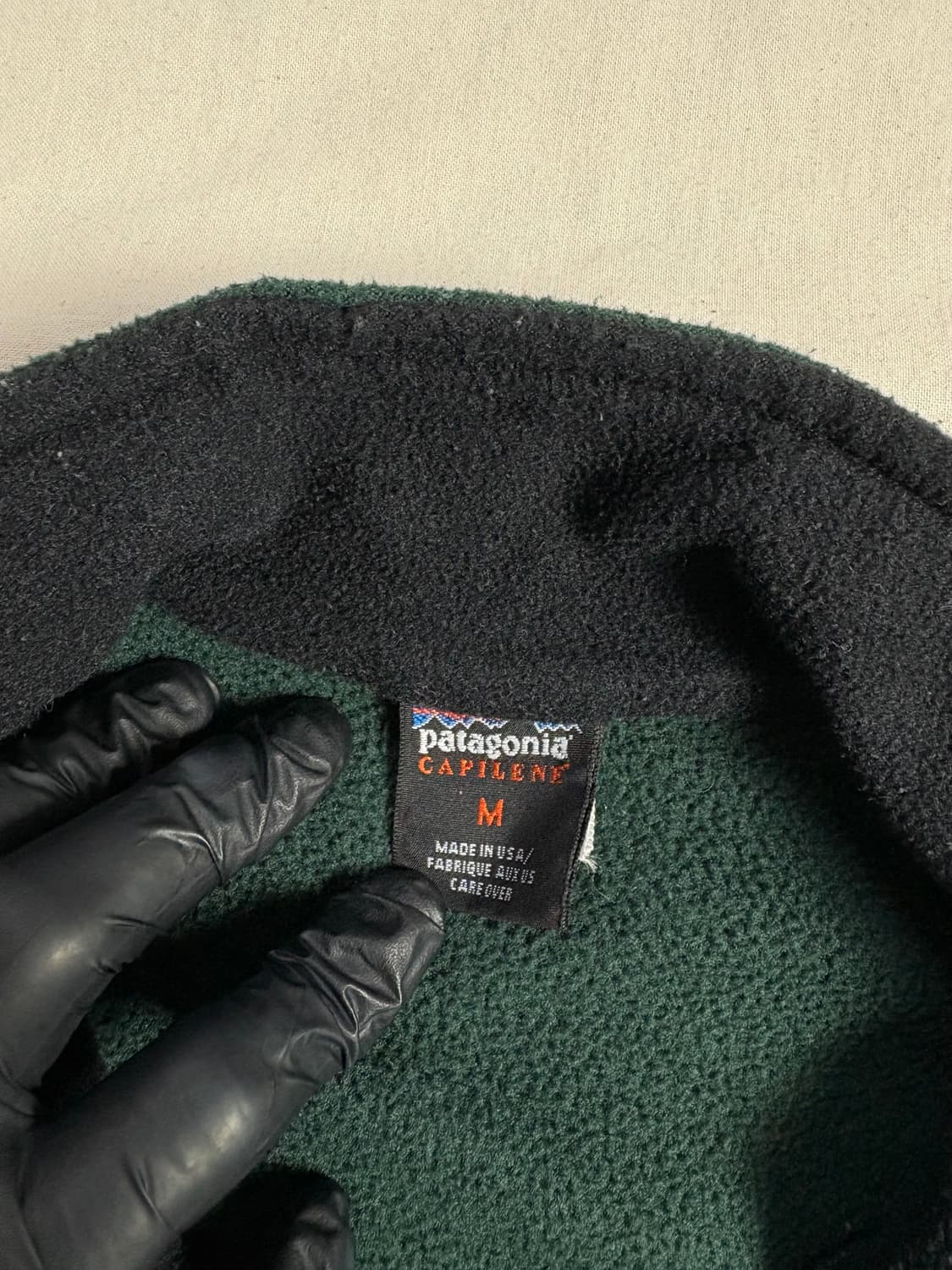 Patagonia 파타고니아 다크그린 캐필린 플리스 M 상품이미지4