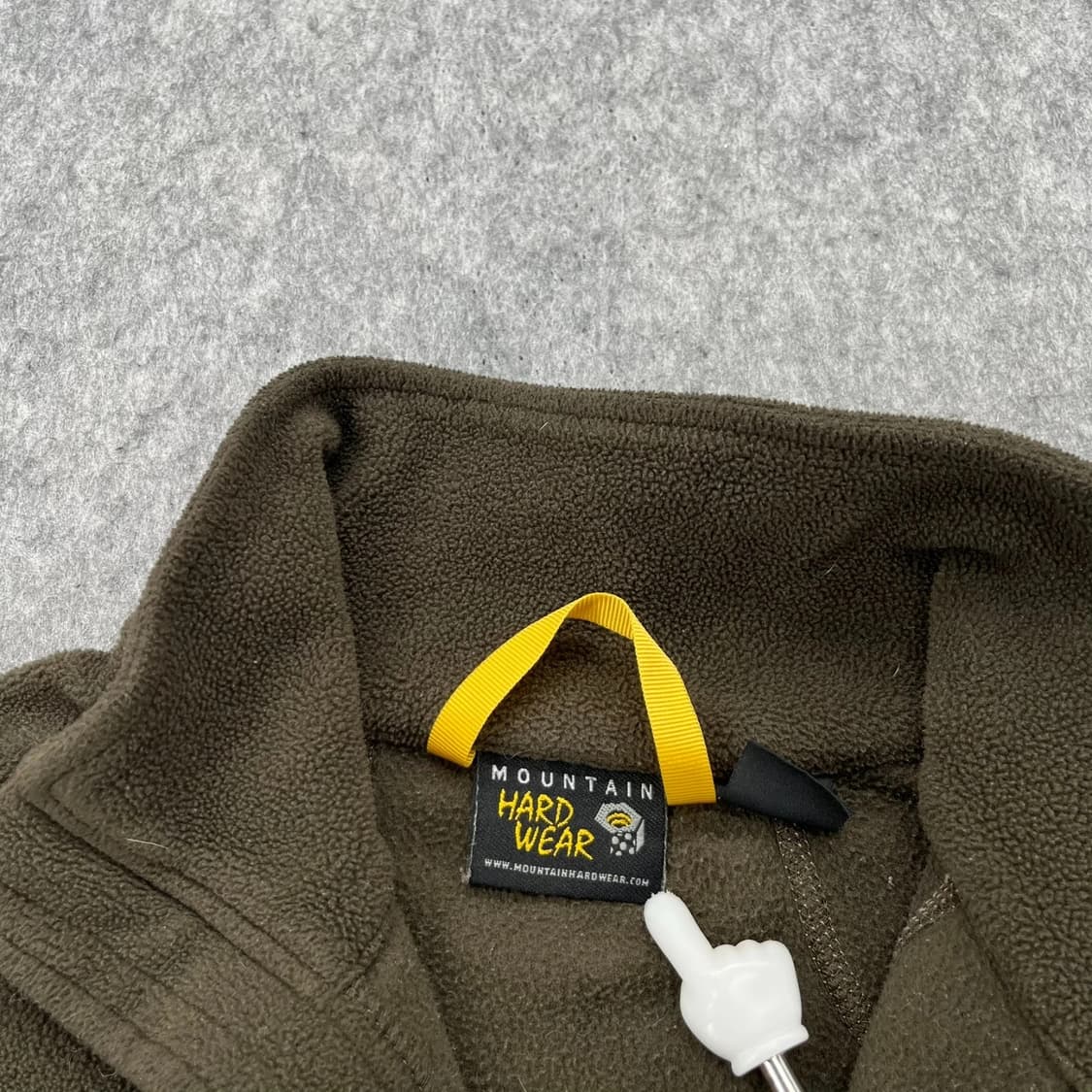 마운틴하드웨어 폴라텍 플리스 쿼터 집업 풀오버 브라운 상품이미지4
