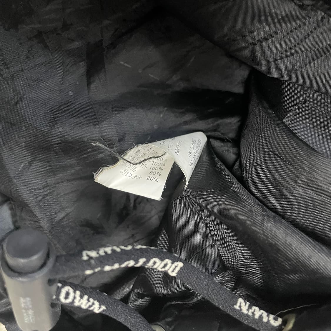 도그타운 Dog town 블랙 드래곤 자수 패딩 자켓 블랙 상품이미지8