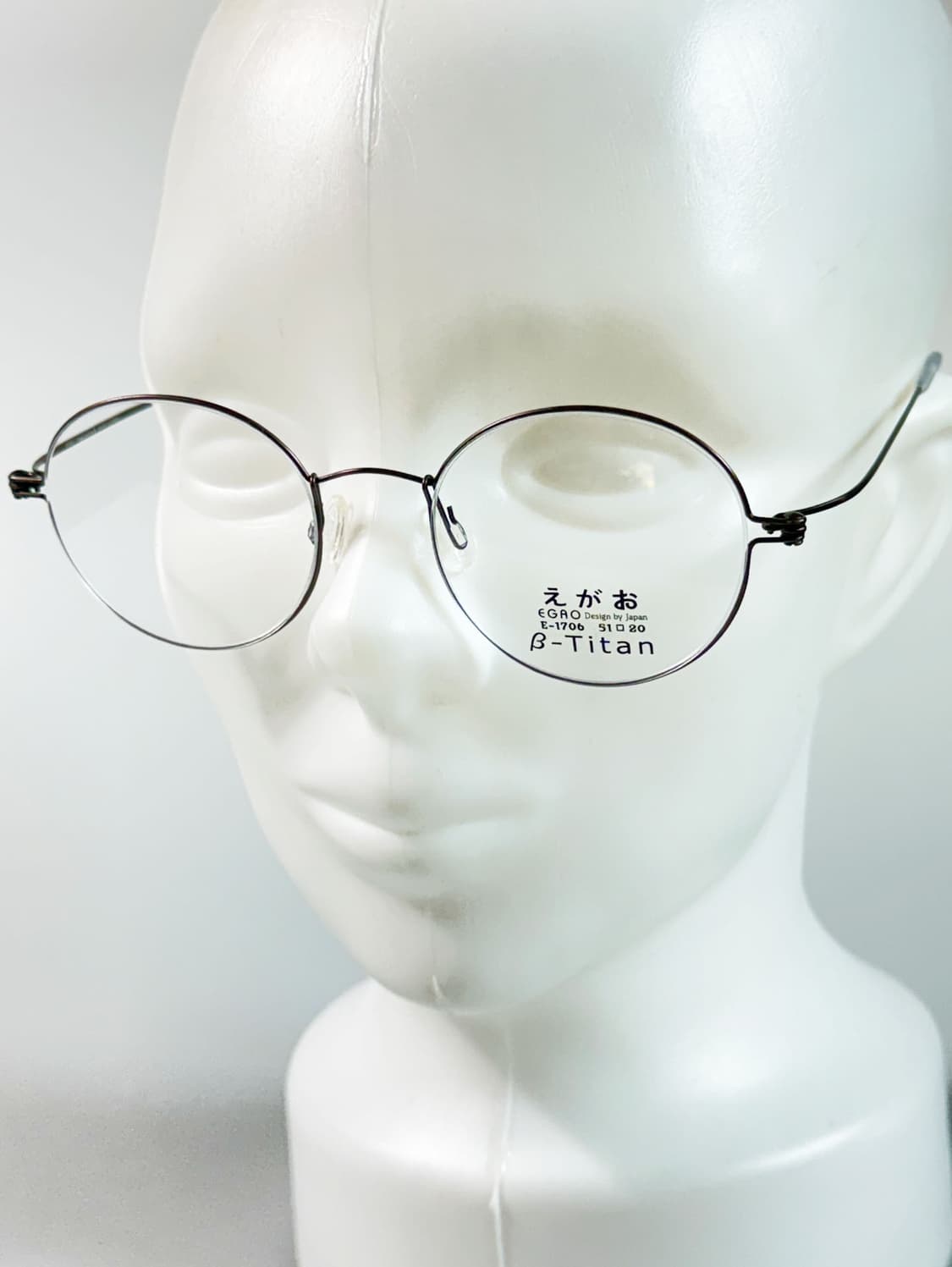 Egao B-Titan 티타늄 슬림 라운드 빈티지 안경 상품이미지8