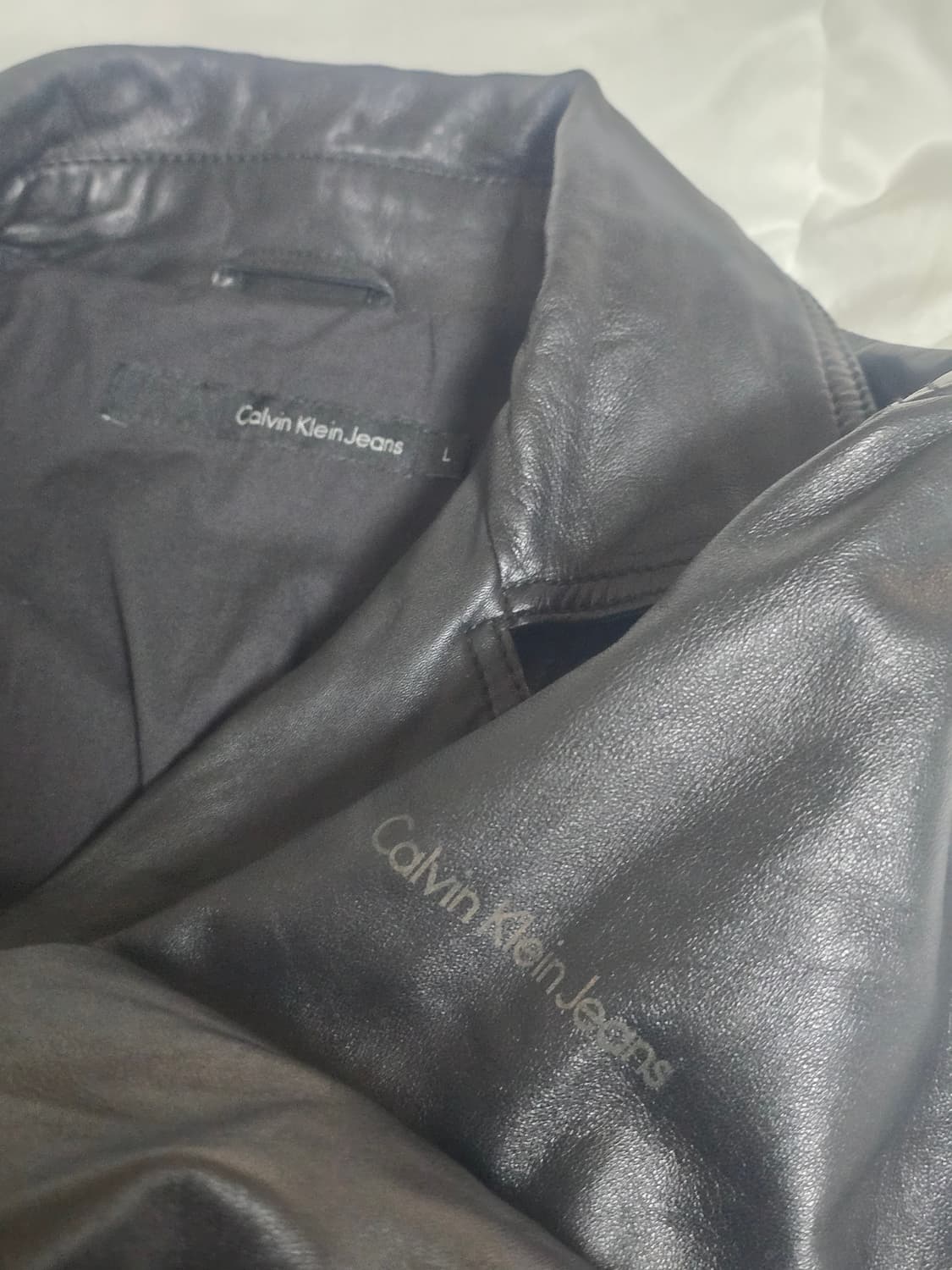 [정품] 캘빈클라인(CK) 클래식 양가죽 자켓 (100사이즈) 상품이미지5