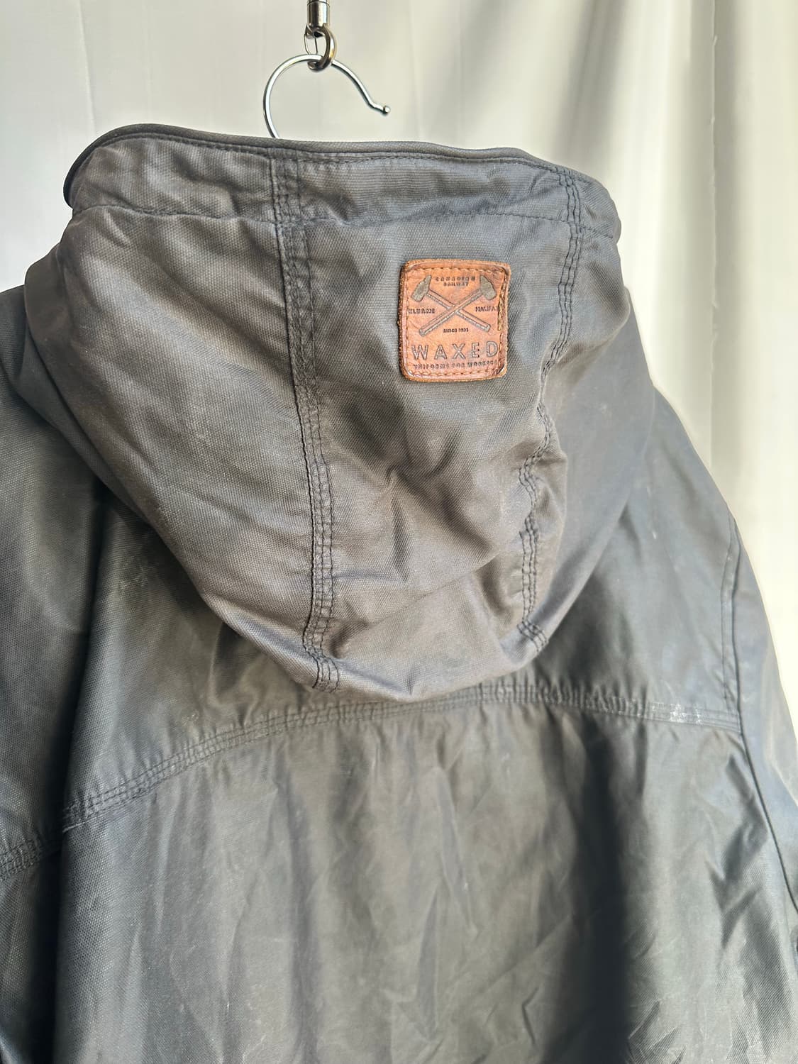 시리즈 왁스 워싱 하프 코트 상품이미지5