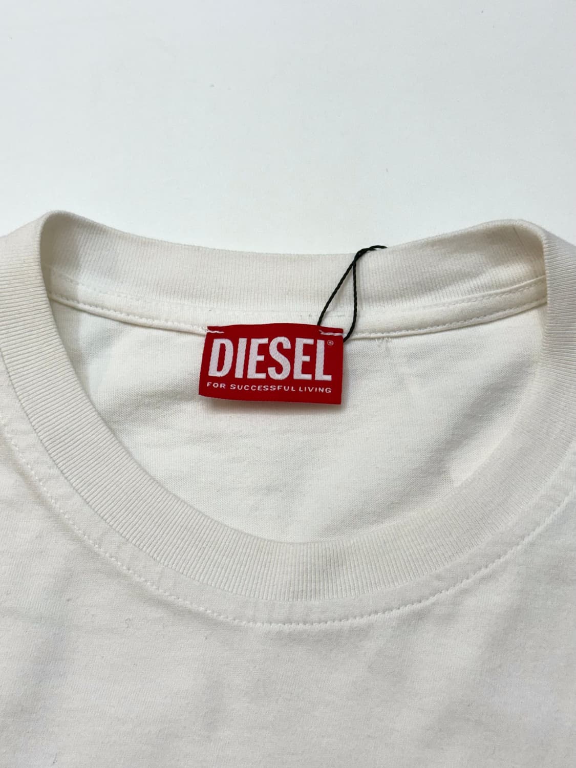 Diesel 디젤 T-디에고어-IND 화이트 티셔츠 상품이미지5