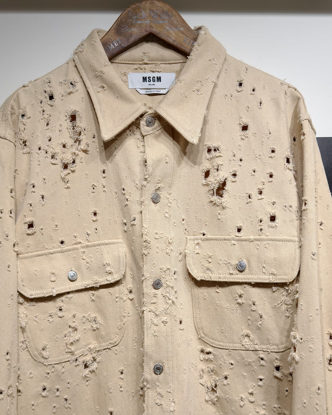 MSGM 이태리 데미지 자켓 상품이미지3