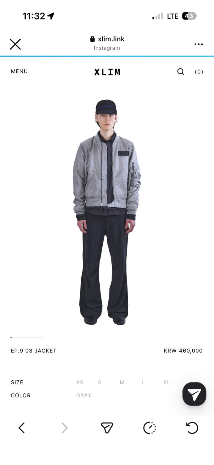 엑슬림 xlim 알파 자켓 L사이즈 상품이미지1