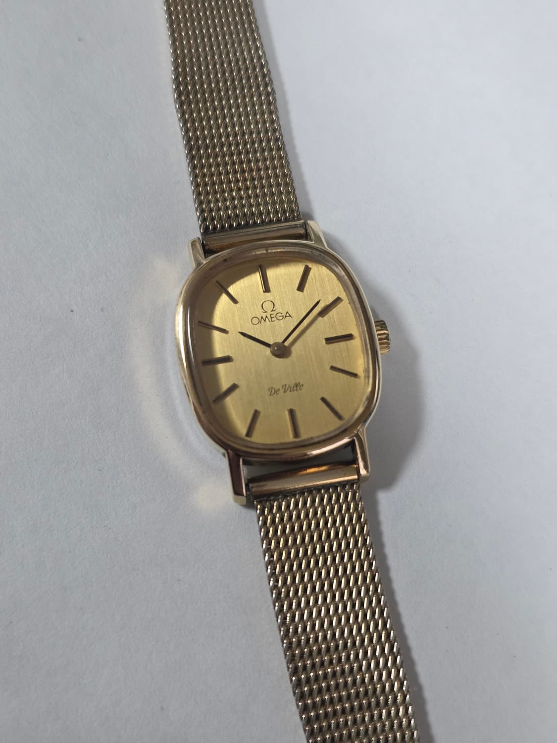 오메가 시계 빈티지 OMEGE 드빌 금장 수동 올제치 여성용 상품이미지9