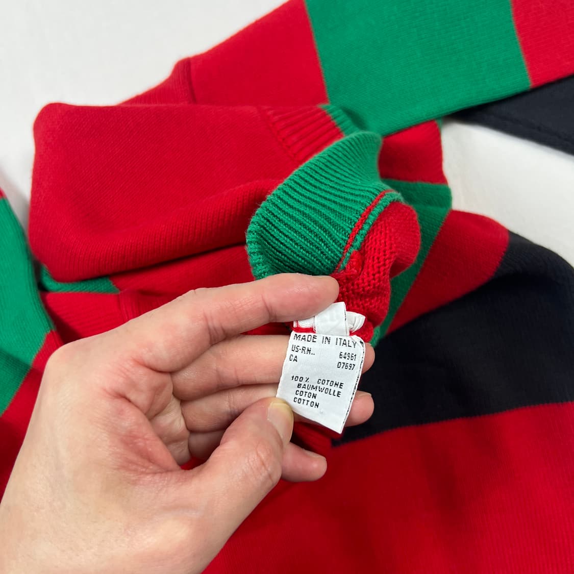 90‘s 유나이티드컬러스오브베네통 benetton 레터링 니트 상품이미지7