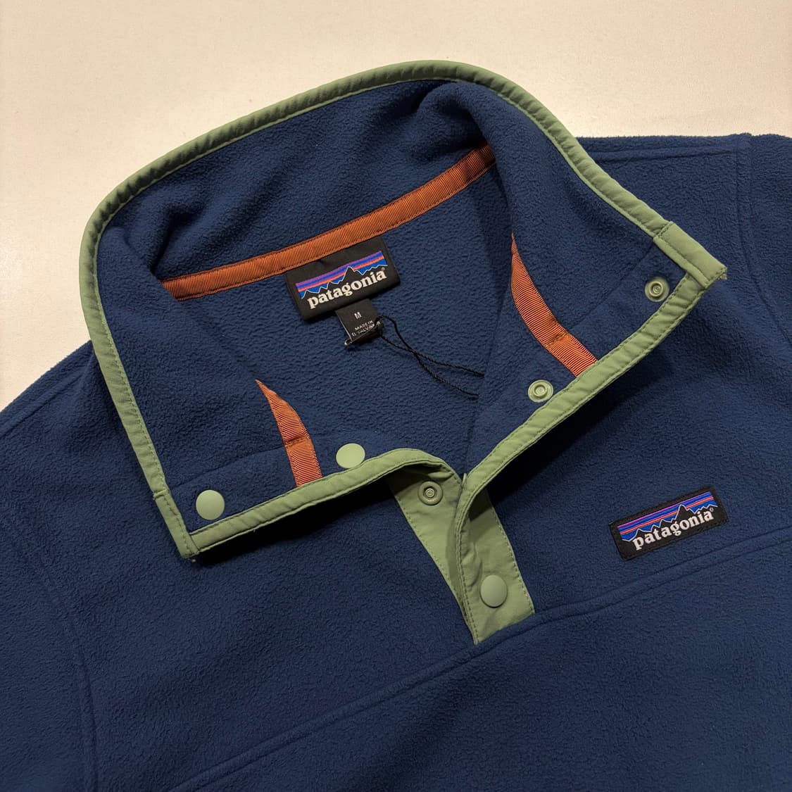 [M] 파타고니아 신칠라 네이비 플리스 스냅티 D43 상품이미지3