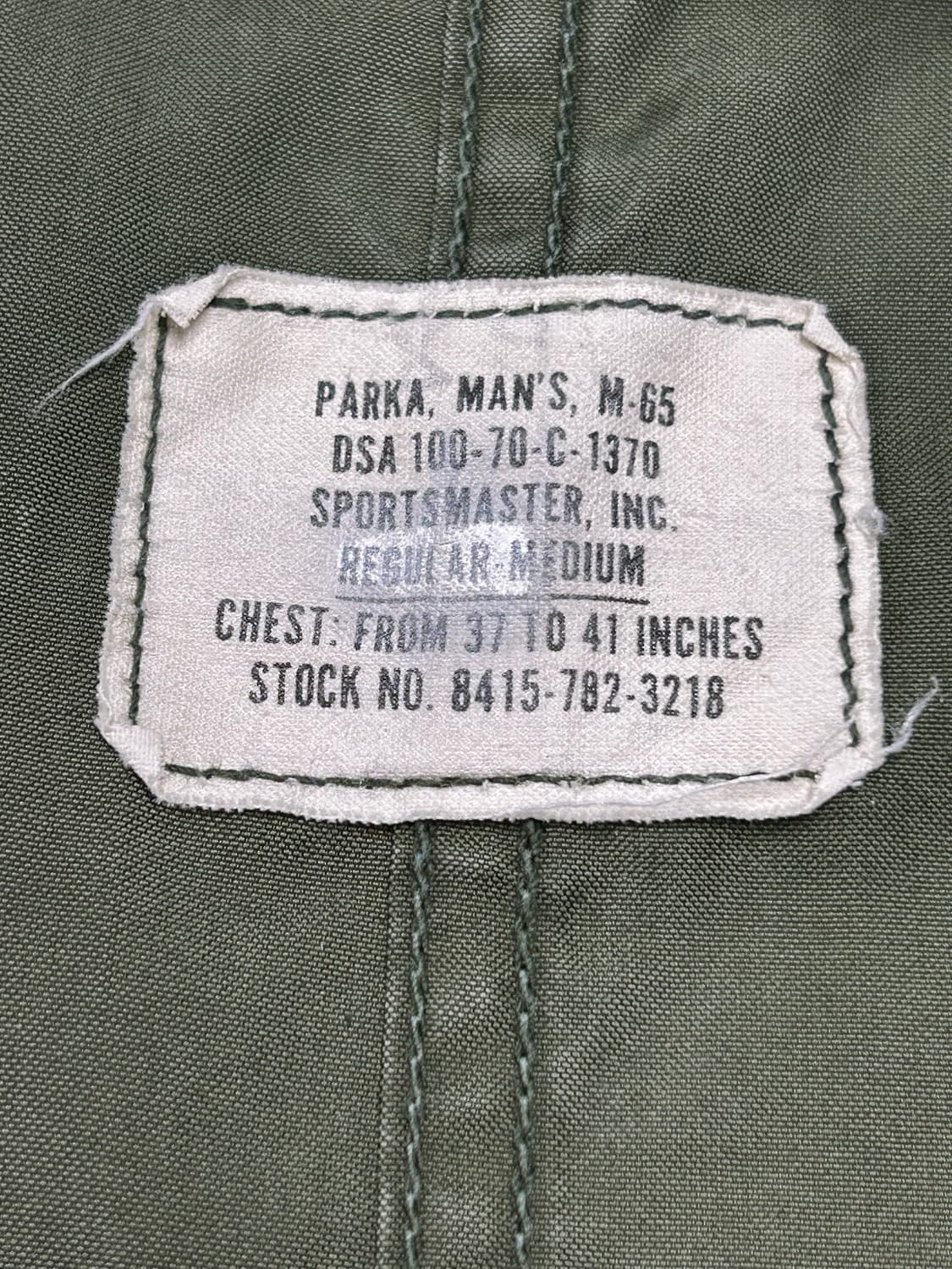 70s 미군 M-65 Fishtail Parka 상품이미지9