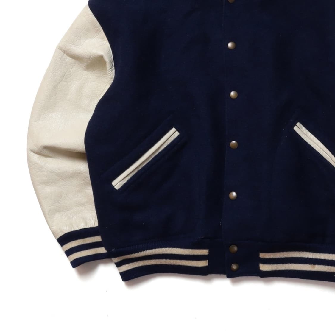 BIGI Wool Leather Varsity Jacket    상품이미지6