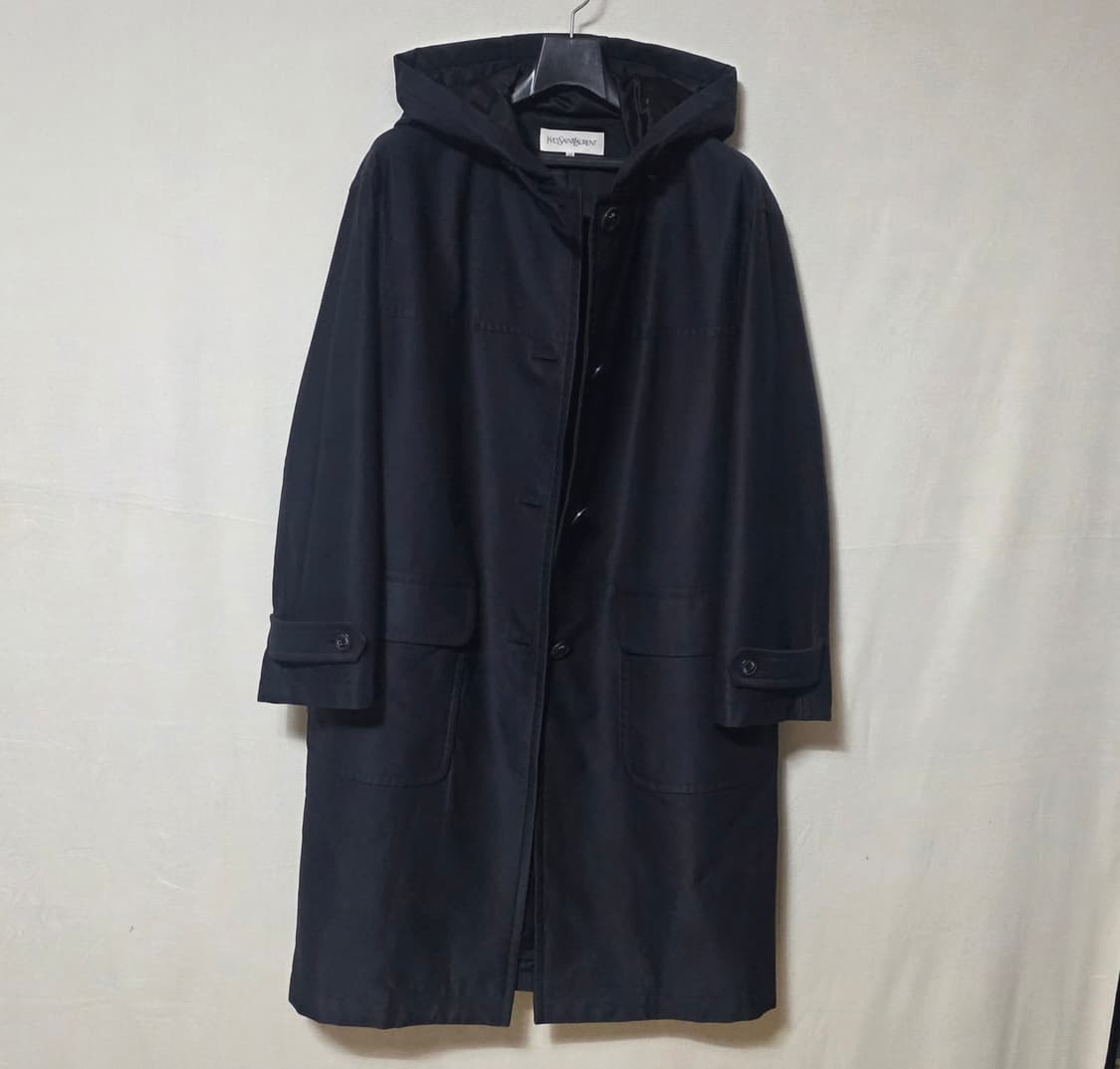 이브생로랑(YSL) 빈티지 오버핏 나일론 후드 코트 (일본판) 상품이미지5