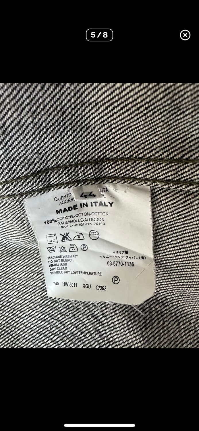 Helmut Lang 2002 Raw Denim Jack 상품이미지5