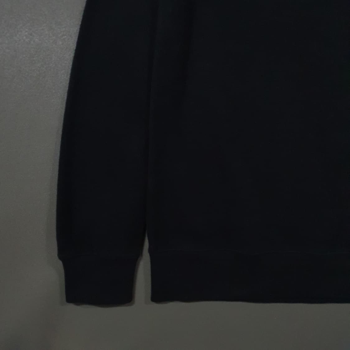 헤지스 신형 22FW 사카리바 하프집업 긴팔티 코튼 니트 스웨터 블랙 L 상품이미지4